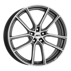 Jante aluminium AEZ Raise, 8x20 ET50 5x120 72,6, gunmetal polished