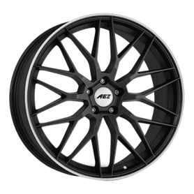 Jante aluminium AEZ Crest Dark, 8x18 ET45 5x108 70,1, gunmetal matt polished lip