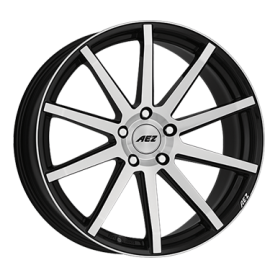 Jante aluminium AEZ Straight, 8,5x19 ET31 5x110 65,1, black polished