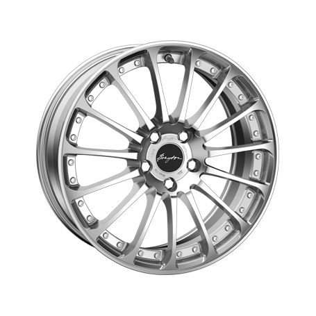 Jante aluminium Breyton Magic CW, 7,5x18 ET48 4x100 56, hyper dark with polished lip