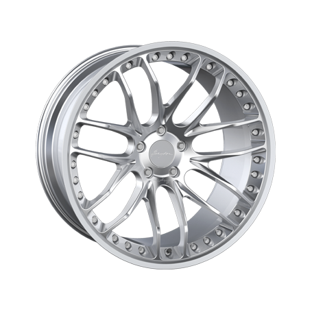 Jante aluminium Breyton Race GTP, 8,5x19 ET38 5x120 72,5, hyper silver small polished lip