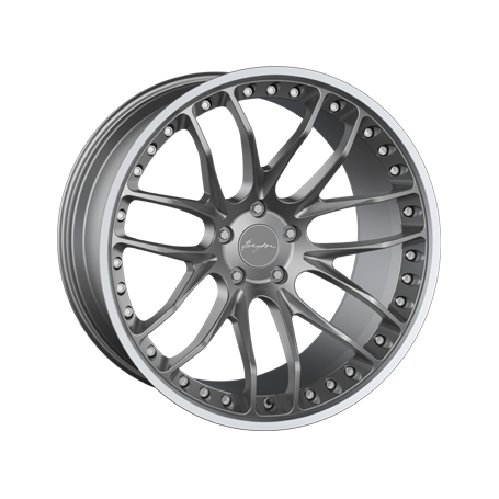 Jante aluminium Breyton Race GTP, 8,5x19 ET38 5x120 72,5, matt gun small polished lip