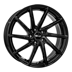 Jante aluminium Brock B37, 8,5x19 ET53 5x108 63,4, schwarz glanz