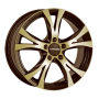 Jante aluminium Carmani 9 Compete, 7,5x17 ET35 5x120 72,6, brown gold polish