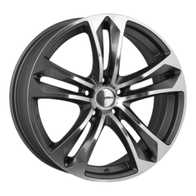 Jante aluminium Carmani 5 Arrow, 8,5x19 ET42 5x114,3 72,6, anthrazit polish