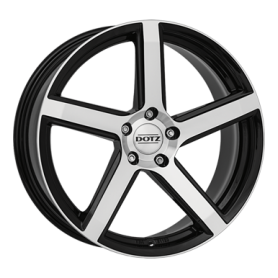 Jante aluminium Dotz CP5 Dark, 7x16 ET41 4x108 70,1, black polished