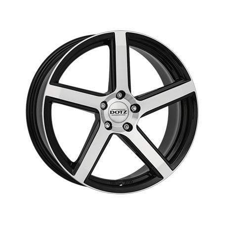 Jante aluminium Dotz CP5 Dark, 7x17 ET41 5x105 56,6, black polished