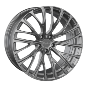 Jante aluminium Breyton Topas, 10x22 ET30 5x120 74, matt gun undercut