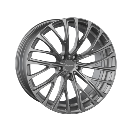 Jante aluminium Breyton Topas, 10x22 ET30 5x120 74, matt gun undercut