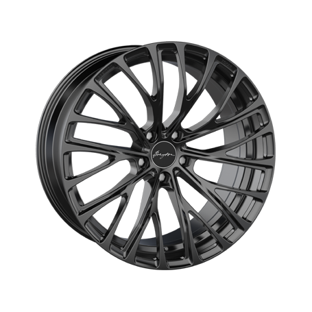 Jante aluminium Breyton Topas, 10x22 ET30 5x120 74, matt black undercut