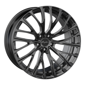 Jante aluminium Breyton Topas, 9x22 ET30 5x120 74, matt black undercut