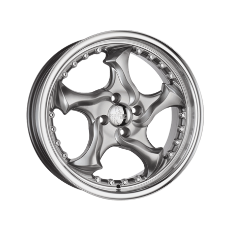 Jante aluminium Keskin KT7 Crazy, 9,5x18 ET25 4x100 63,4, hyper poliert