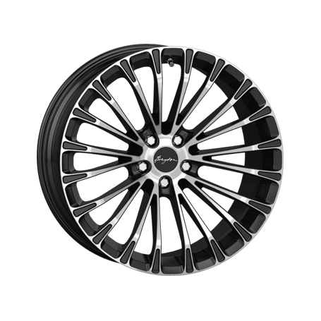 Jante aluminium Breyton Race LS 2, 10x22 ET35 5x120 74, matt black polished face