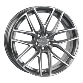 Jante aluminium Breyton Hibonit, 8,5x20 ET35 5x112 66,5, matt gun polished face