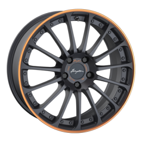 Jante aluminium Breyton Magic CW, 8,5x19 ET35 5x112 66,5, matt grey with orange anodized lip