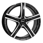 Jante aluminium Rial Quinto, 9x19 ET50 5x150 110,1, diamant-schwarz frontpoliert