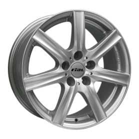 Jante aluminium Rial Davos, 6,5x15 ET45 5x108 70,1, polar-silber