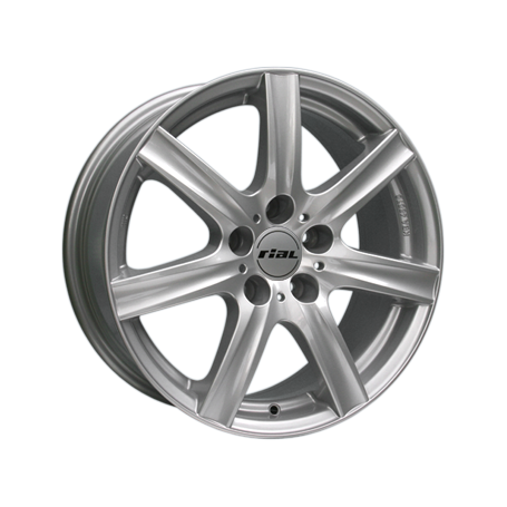 Jante aluminium Rial Davos, 6,5x15 ET45 5x108 70,1, polar-silber