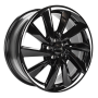 Jante aluminium Ronal R70, 8,5x18 ET40 5x114,3 64,1, jetblack white tail