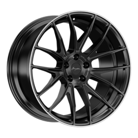 Jante aluminium Breyton Race GTX, 8,5x20 ET30 5x112 66,5, matt black with polished lip