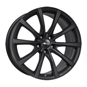 Jante aluminium Brock B32, 10x22 ET32 5x112 66,6, schwarz klar matt