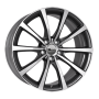 Jante aluminium Brock B32, 7,5x18 ET41 5x110 65,1, himalaya grey vollpoliert