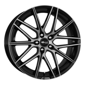 Jante aluminium Brock B34, 7,5x17 ET35 5x120 72,6, schwarz glanz vollpoliert