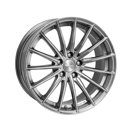 Jante aluminium Brock B36, 7,5x17 ET46 5x114,3 72,6, hyper silber