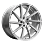 Jante aluminium Brock B37, 9x20 ET51 5x127 71,6, kristallsilber vollpoliert