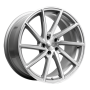 Jante aluminium Brock B37C, 9,5x20 ET32 5x120 72,6, kristallsilber vollpoliert