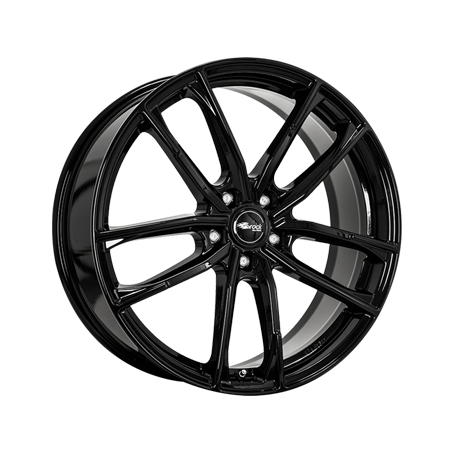 Jante aluminium Brock B38, 8x18 ET35 5x114,3 72,6, schwarz glanz