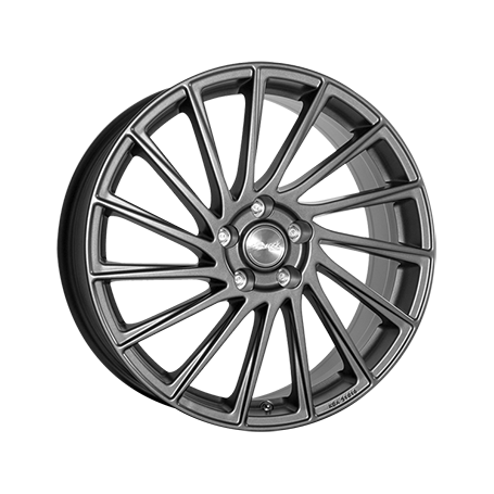 Jante aluminium Brock B39, 7,5x18 ET38 5x110 65,1, himalaya grey matt