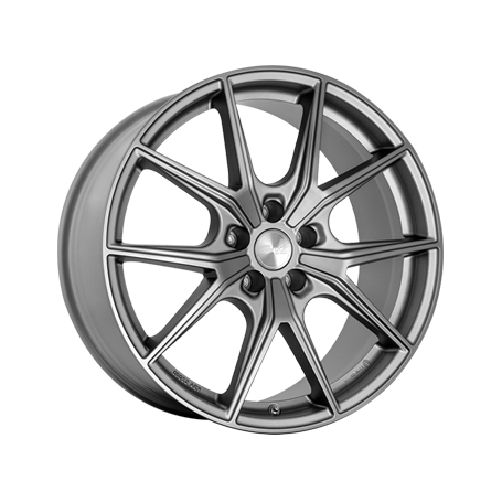 Jante aluminium Brock B40, 8x19 ET36 5x120 72,6, ferric grey matt