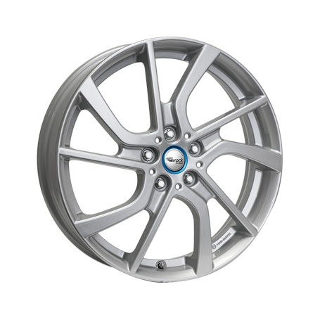 Jante aluminium Brock eB1, 5x19 ET28 5x112 66,7, kristallsilber