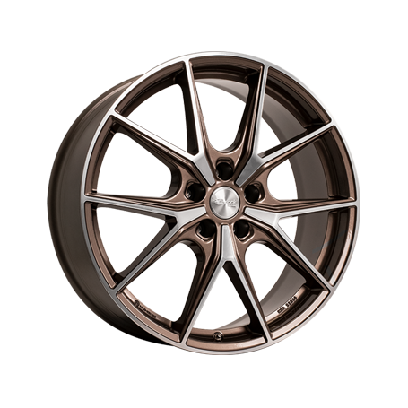 Jante aluminium Brock B40, 8x19 ET45 5x108 63,4, bronze copper vollpoliert