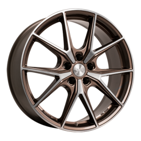 Jante aluminium Brock B40, 8x19 ET35 5x114,3 72,6, bronze copper vollpoliert