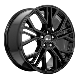 Jante aluminium Brock B41, 8,5x20 ET55,5 5x112 66,6, schwarz glanz