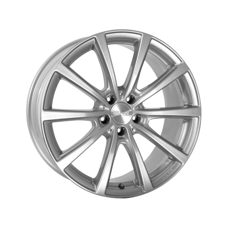 Jante aluminium Brock B32, 8,5x19 ET55,2 5x112 66,6, kristallsilber