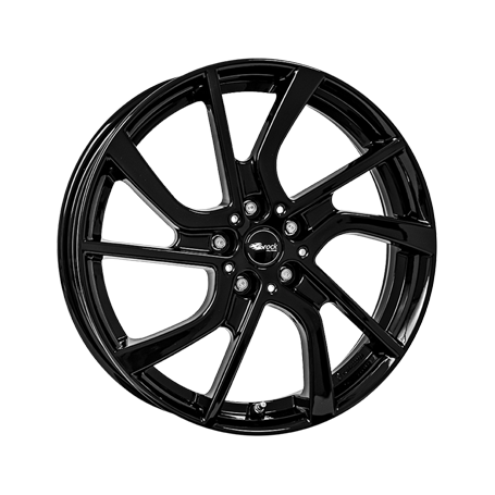 Jante aluminium Brock eB1, 5x19 ET28 5x112 66,7, schwarz glanz