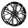 Jante aluminium Brock B41, 10,5x21 ET31 5x112 66,6, schwarz glanz vollpoliert