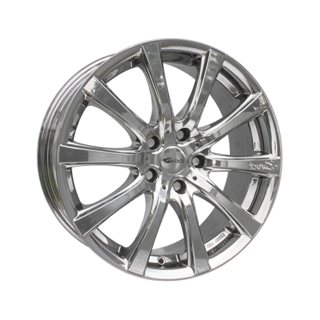 Jante aluminium Brock B21, 10x22 ET60 5x120 65,1, surface like chrome