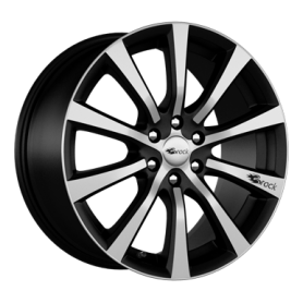 Jante aluminium Brock B21, 8x18 ET30 6x114,3 66,1, schwarz matt vollpoliert