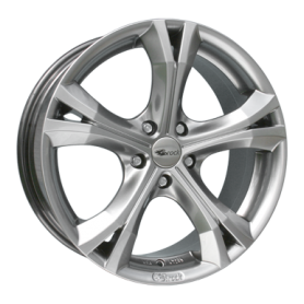 Jante aluminium Brock B22, 9x19 ET18 5x120 74,1, chromsilber