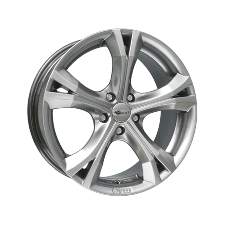Jante aluminium Brock B22, 9x19 ET48 5x120 74,1, chromsilber