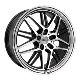 Jante aluminium Brock B28, 8,5x19 ET45 5x114,3 72,6, schwarz glanz vollpoliert