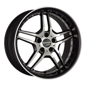 Jante aluminium Barracuda Vegas, 8,5x19 ET28 5x112 73,1, matt black polished