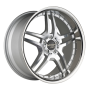 Jante aluminium Barracuda Vegas, 9,5x19 ET48 5x112 73,1, bright silver polished randpoliert