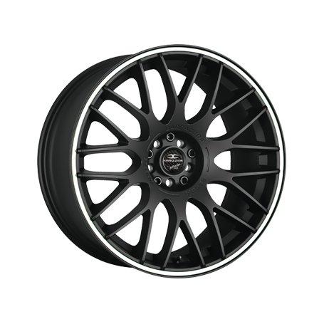 Jante aluminium Barracuda Karizzma, 8x18 ET8 4x108 73,1, PureSports/Color Trim weiss