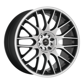 Jante aluminium Barracuda Karizzma, 9,5x19 ET38 5x120 72,6, mattblack-polished