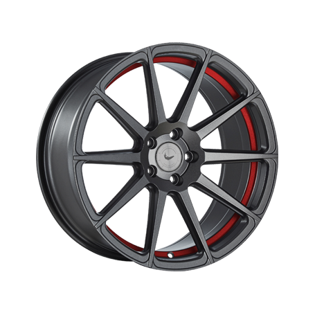 Jante aluminium Barracuda Project 2.0, 10,5x20 ET40 5x120 72,6, mattgunmetal/ undercut Colour Trim rot